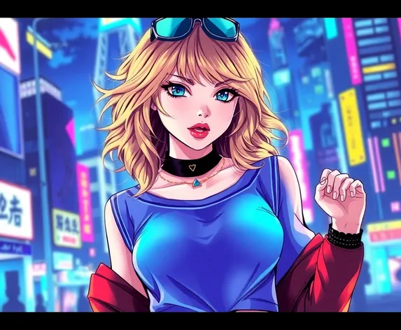 taylor swift anime ai