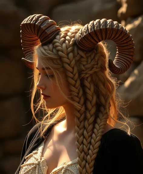 ram horn braids