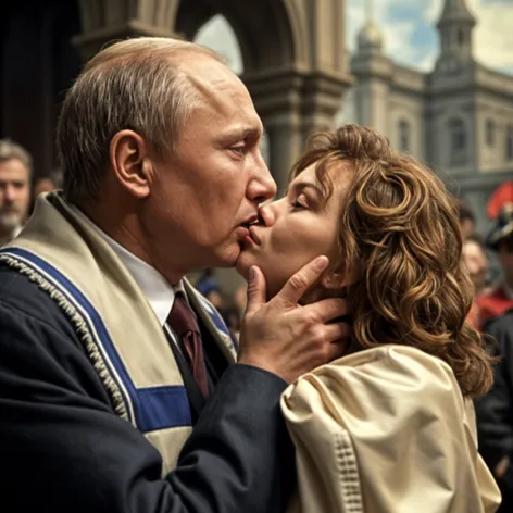 putin kiss jew