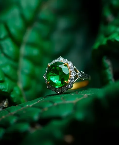 ring with green