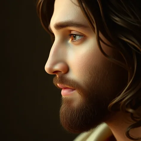 jesus side profile