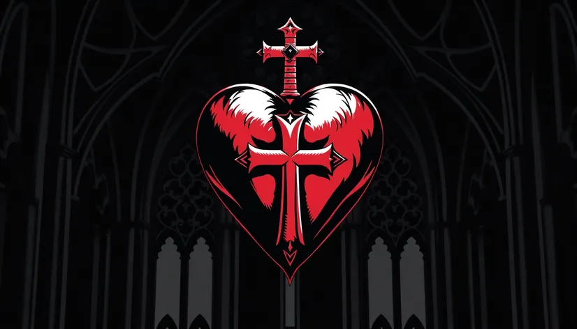 heart with cross