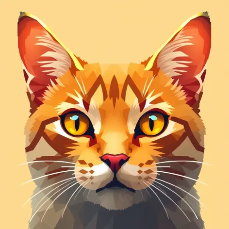 pixel art cat face