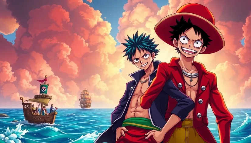 one piece drawing of