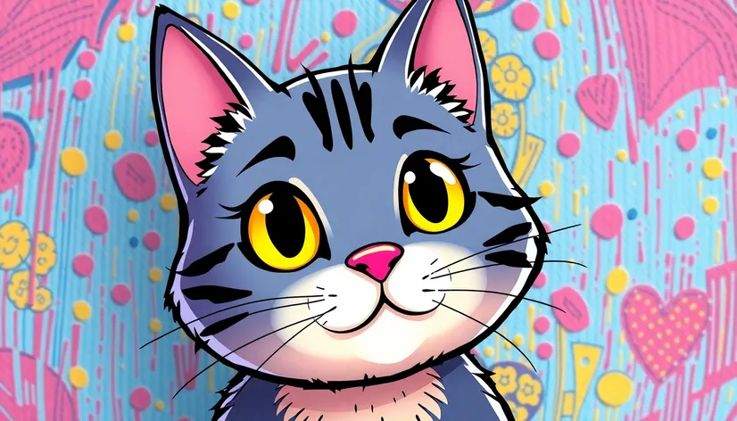 cartoon cat background