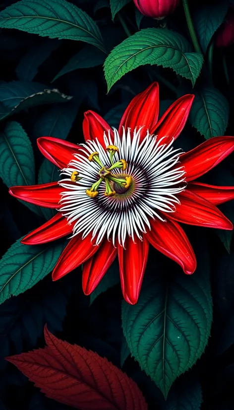 red passion flower