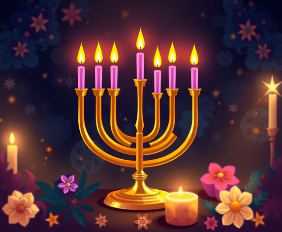 menorah clipart