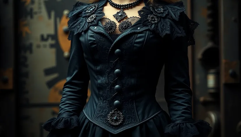 steampunk gothic dress