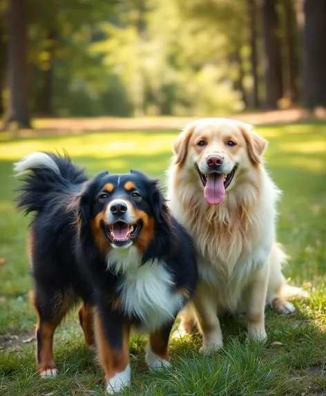 bernese mountain dog and