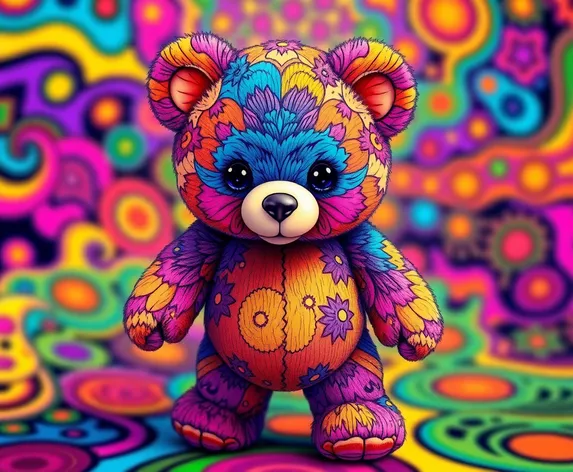 famous trippy walking teddy