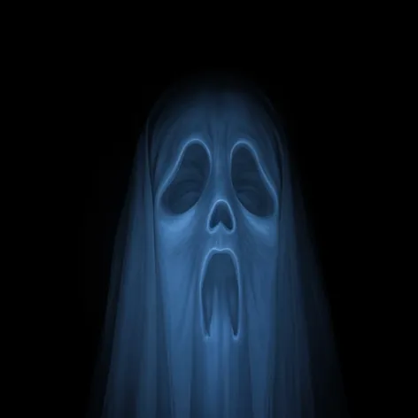 realistic ghost face