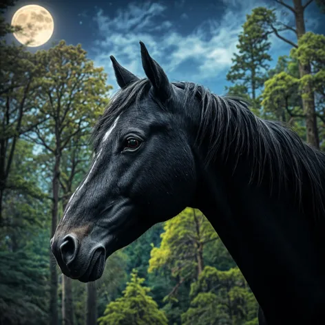 black horse