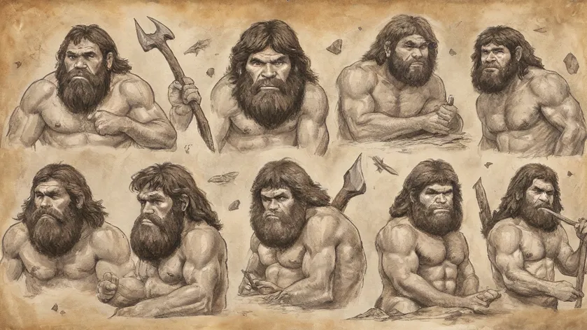 caveman drawings