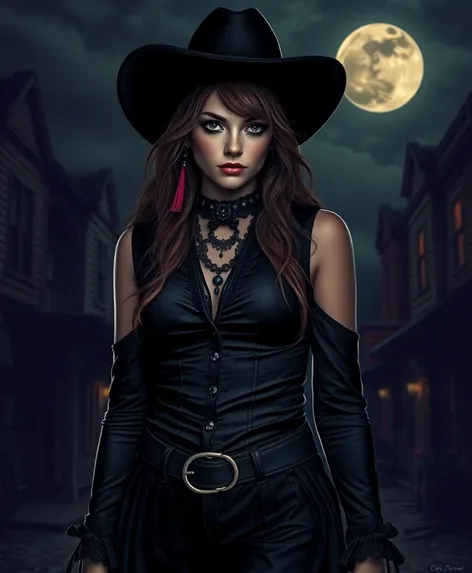 goth cowgirl outfit