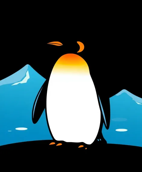 penguin outline