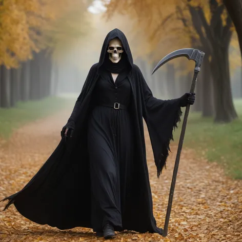 female grim reaper