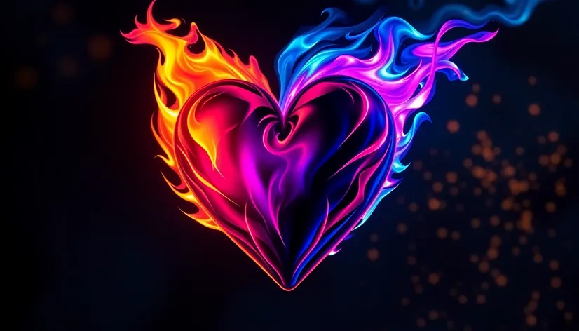 flaming heart