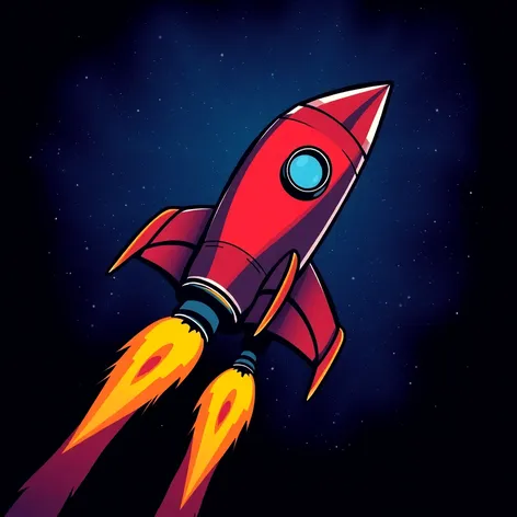 rocket drawing