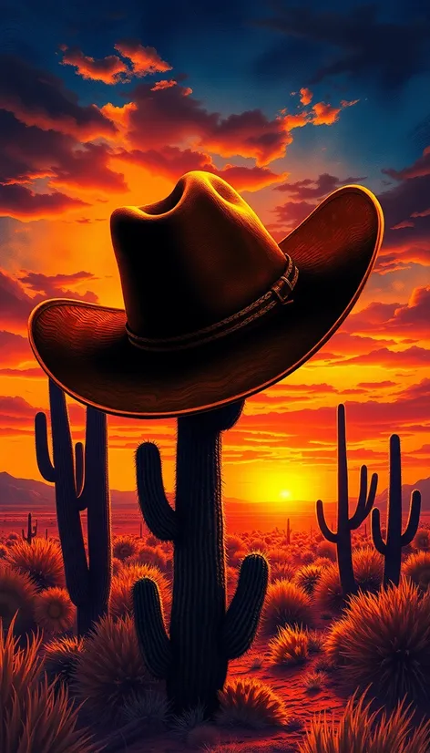 pretty cowboy hat clipart