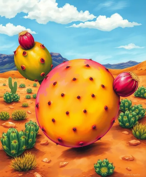 eastom prickly pear drawing