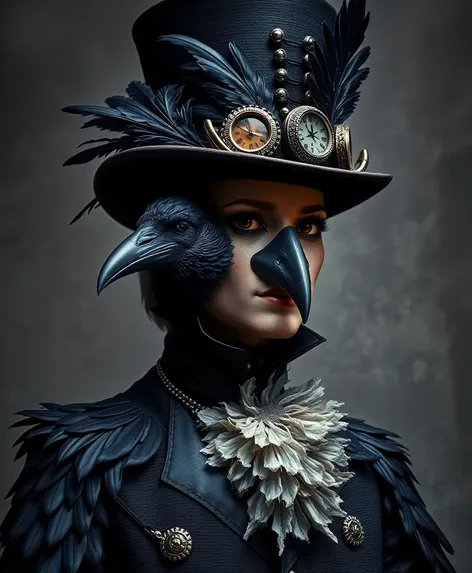 crow top hat