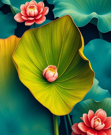 the lotus leaf and