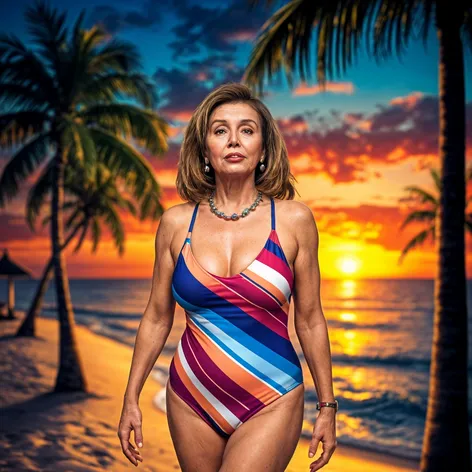 nancy pelosi bathing suit