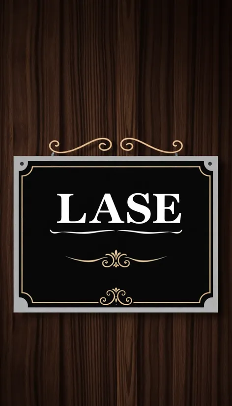 elegant for lease sign