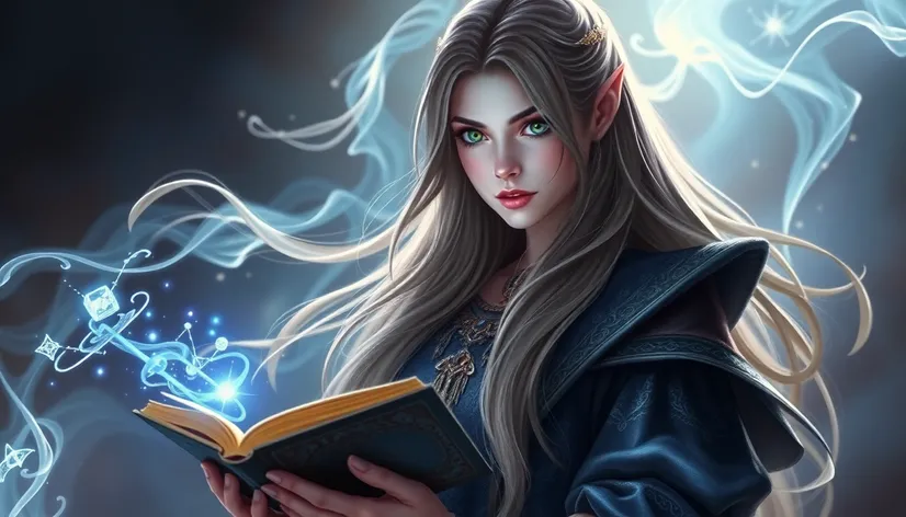 half elf wizard female