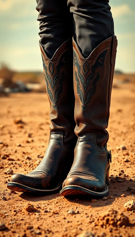 cowboy boots and spurs