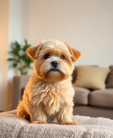 brown maltese dog