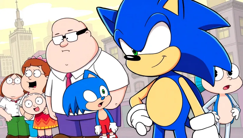 sonic family guy