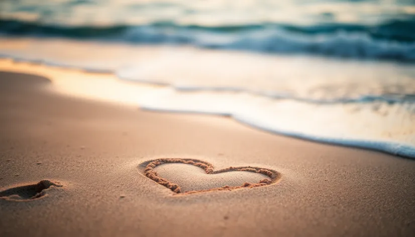 heart in the sand