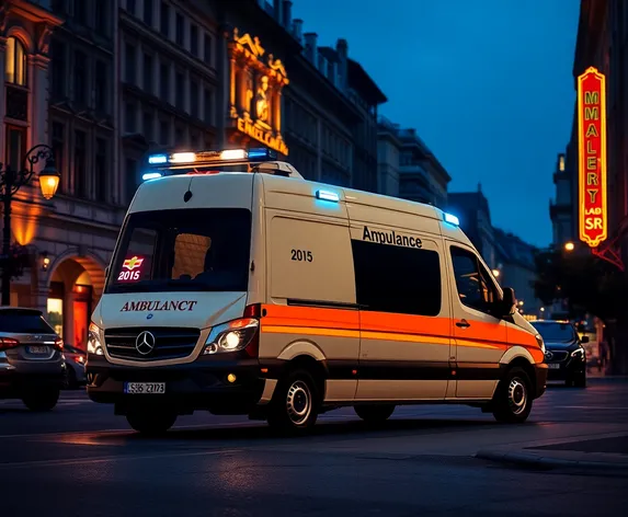 2015 mercedes ambulance in