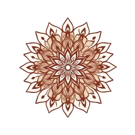 simple mandala outline