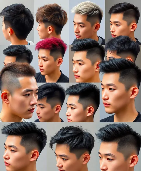 asian haircuts heart