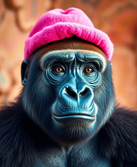 gorilla tag pink hat