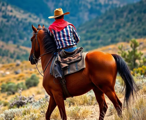 western trail riding side