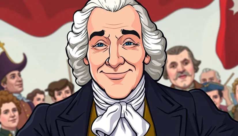 james madison drawing cartoon