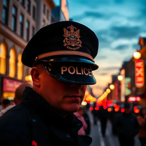 police officer hat