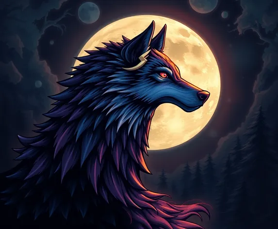 wolf therian symbol