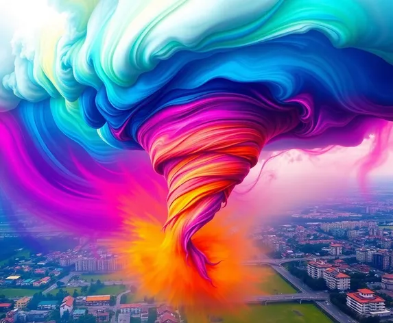 rainbow tornado