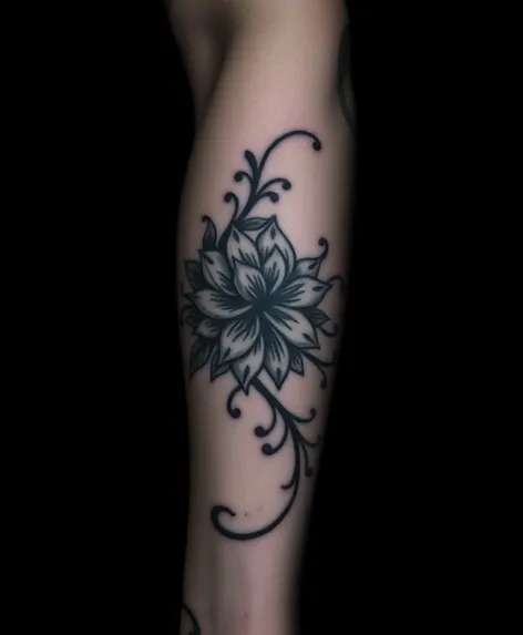 arm black veins tattoo