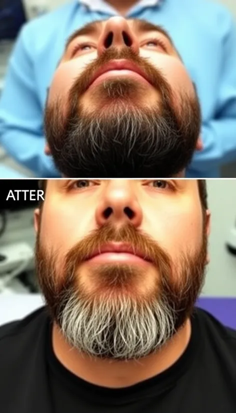 beard transplant before and