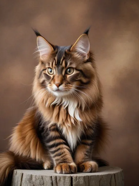 brown maine coon