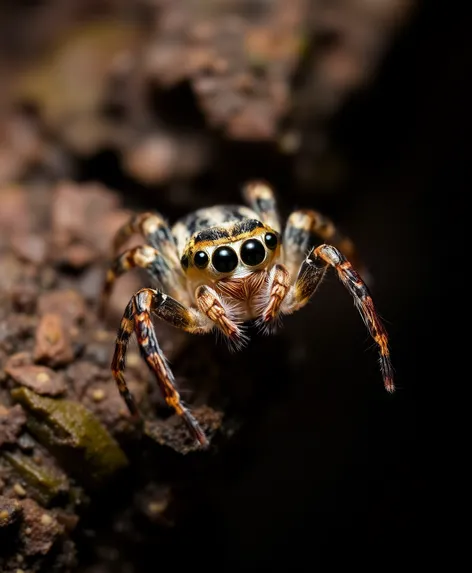 brown jumping spider