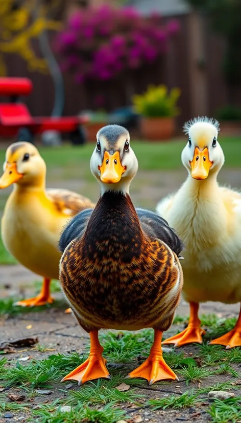 funny ducks walking video