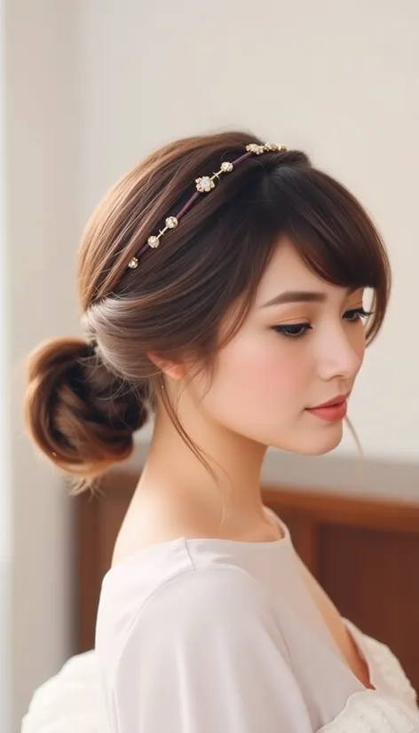 headband hairstyles for short