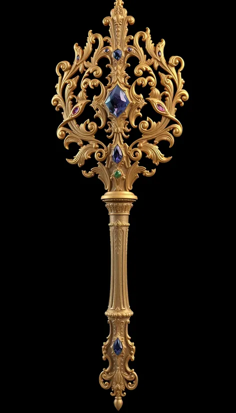 royal scepter 3d model