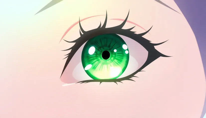 green eye anime